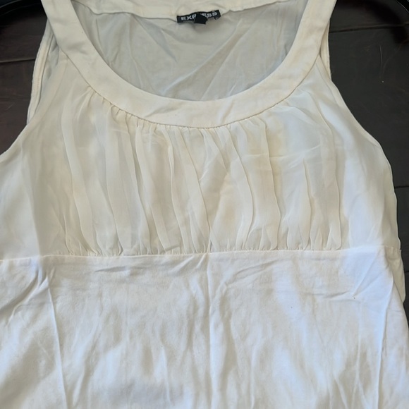 Express cami white tank M EUC - Picture 2 of 8